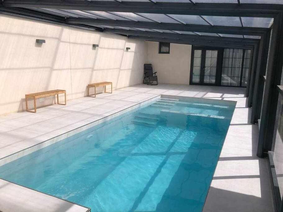 Alojamiento El Pez Casa Con Piscina Climatizada Villafranca de los Caballeros Bagian luar foto